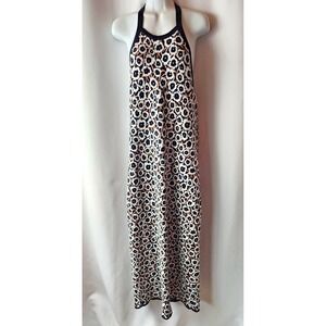 Diane Von Furstenberg  Womens Multicolor Floral Halter‎ Maxi Dress Size XXL